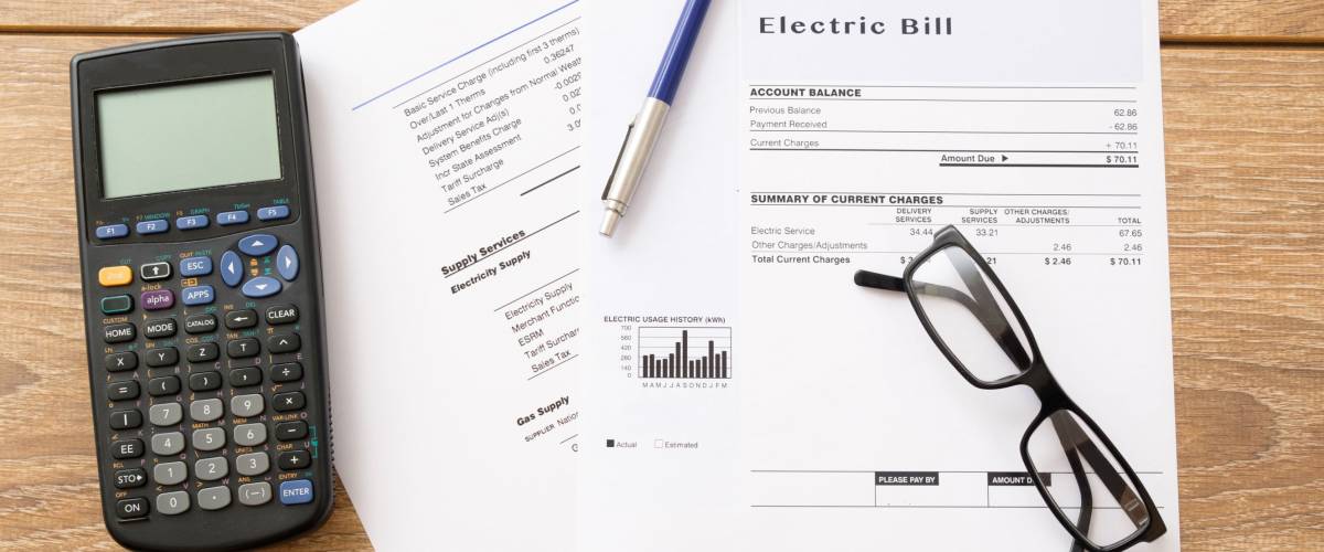 You can hold onto paid and unpaid bills for at least a month