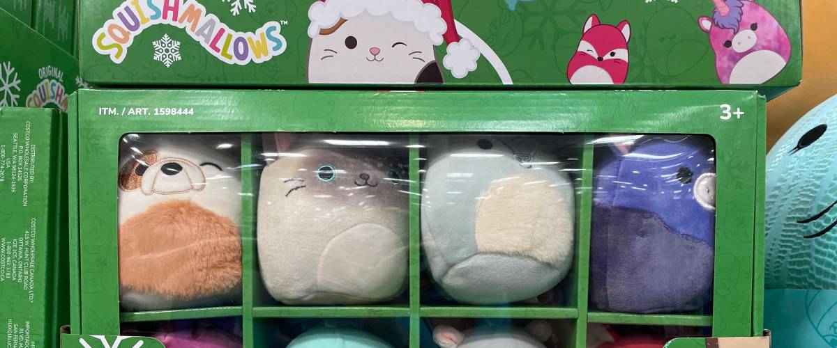 Box of mini holiday Squishmallows