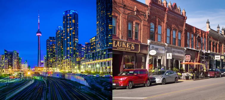 Bathurst Street Bridge in Toronto, Ontario + Port Perry, Ontario, Canada