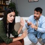 Couple arguing