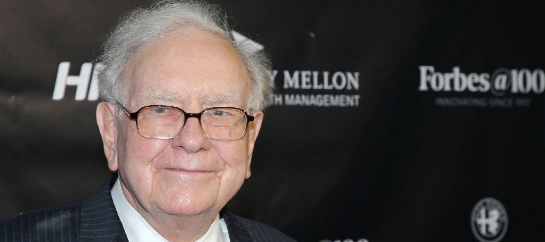 Philanthropist Warren Buffett speaks during the Forbes Media Centennial Celebration