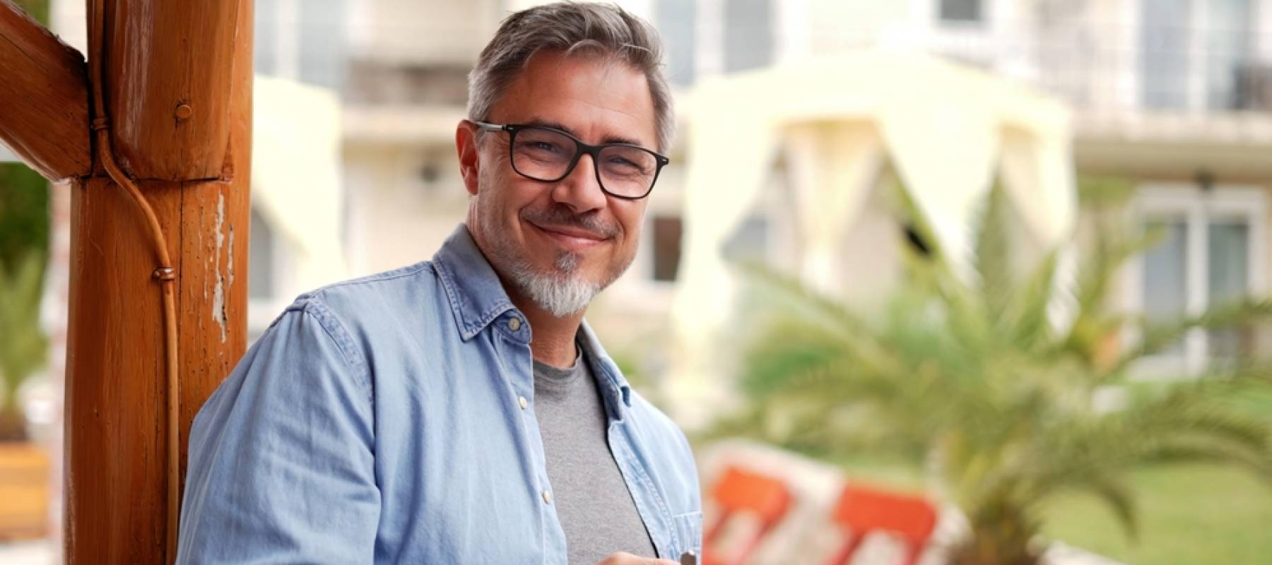 Portrait of middle aged man