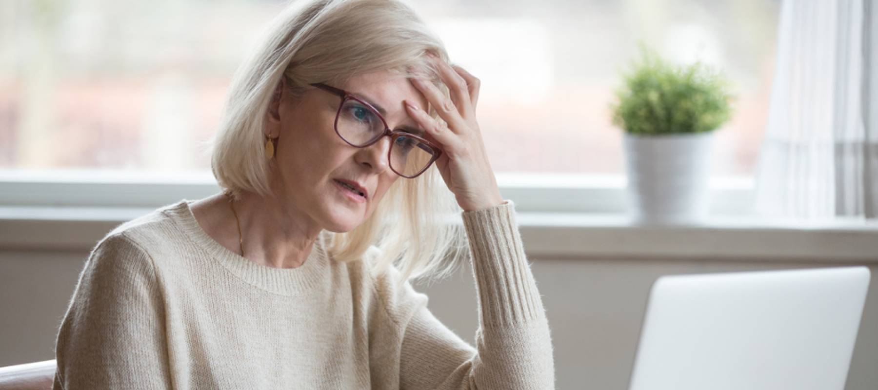 Woman looking confused