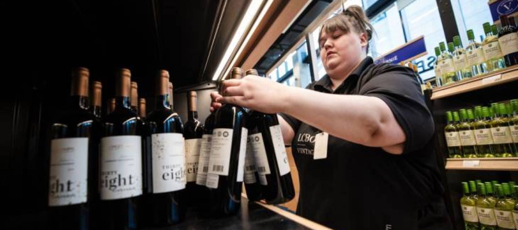 Samantha removes American wine from the LCBO shelves