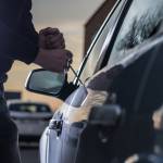 Man trying to break into car