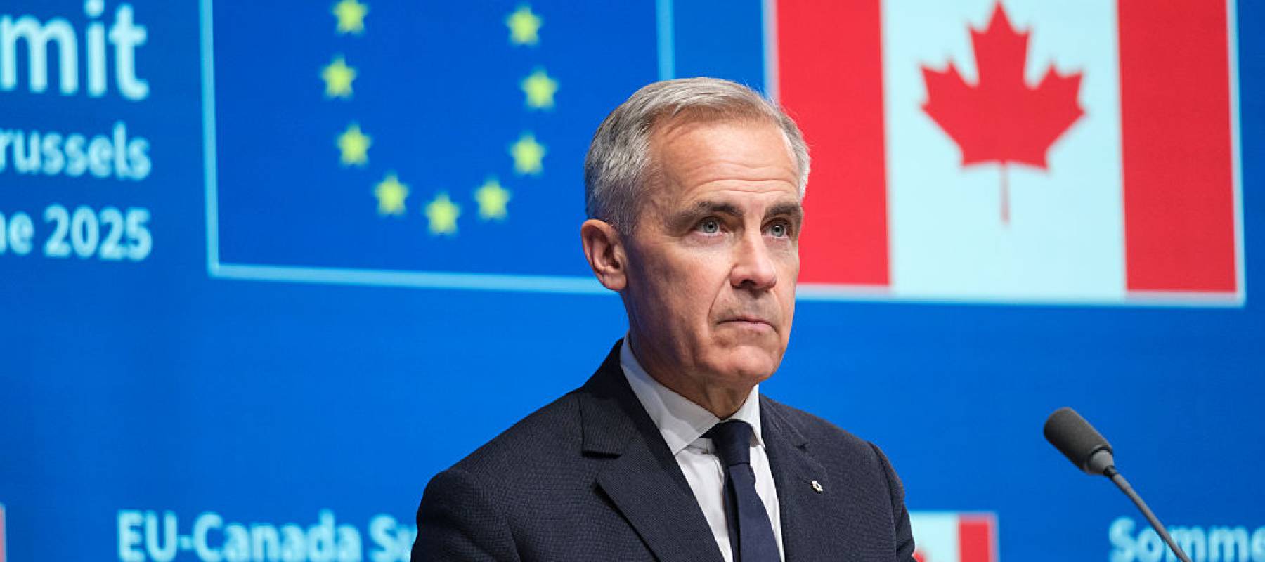 Prime Minister Mark Carney at the EU Summit, June 2025