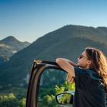 Happy car renter