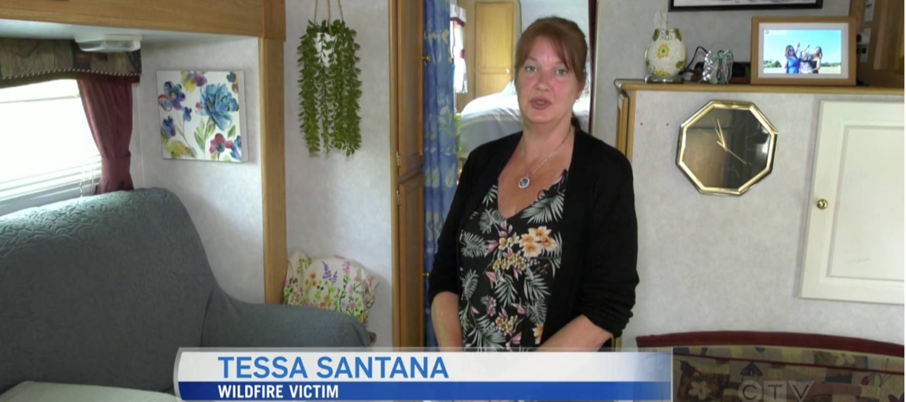 Tess Santana wildfire victim