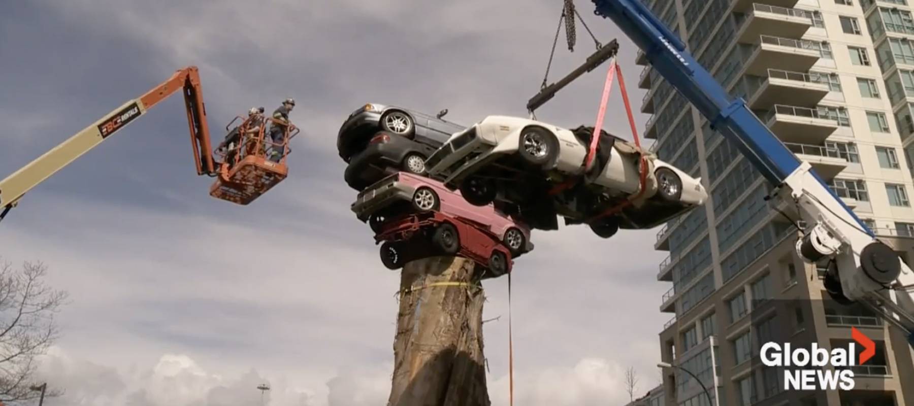 Art installation in Vancouver, British Columbia