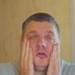 Man looking stressed