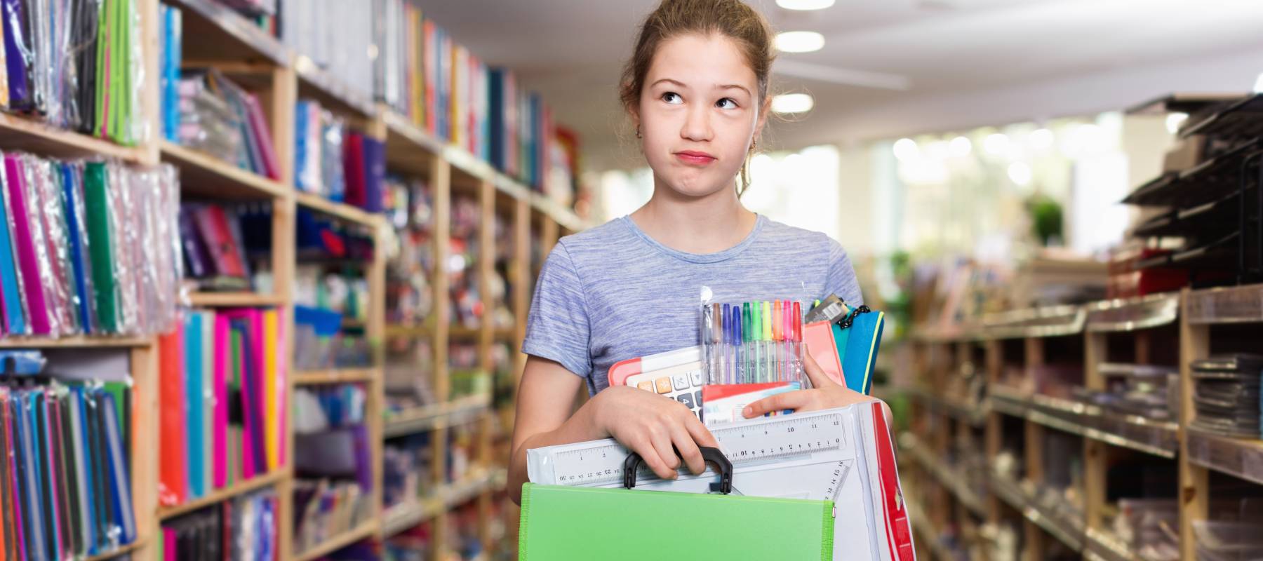 Kids and back-to-school shopping