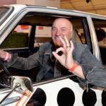 Kevin O'Leary in a car