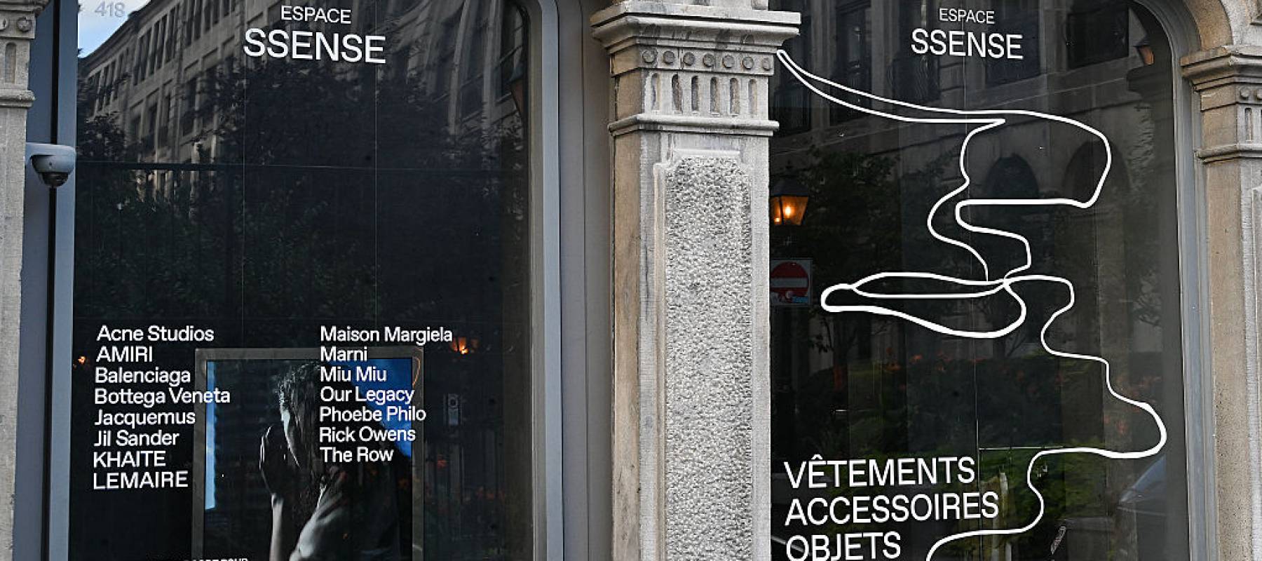An SSENSE store is in Montreal, Quebec, Canada, on August 29, 2025.