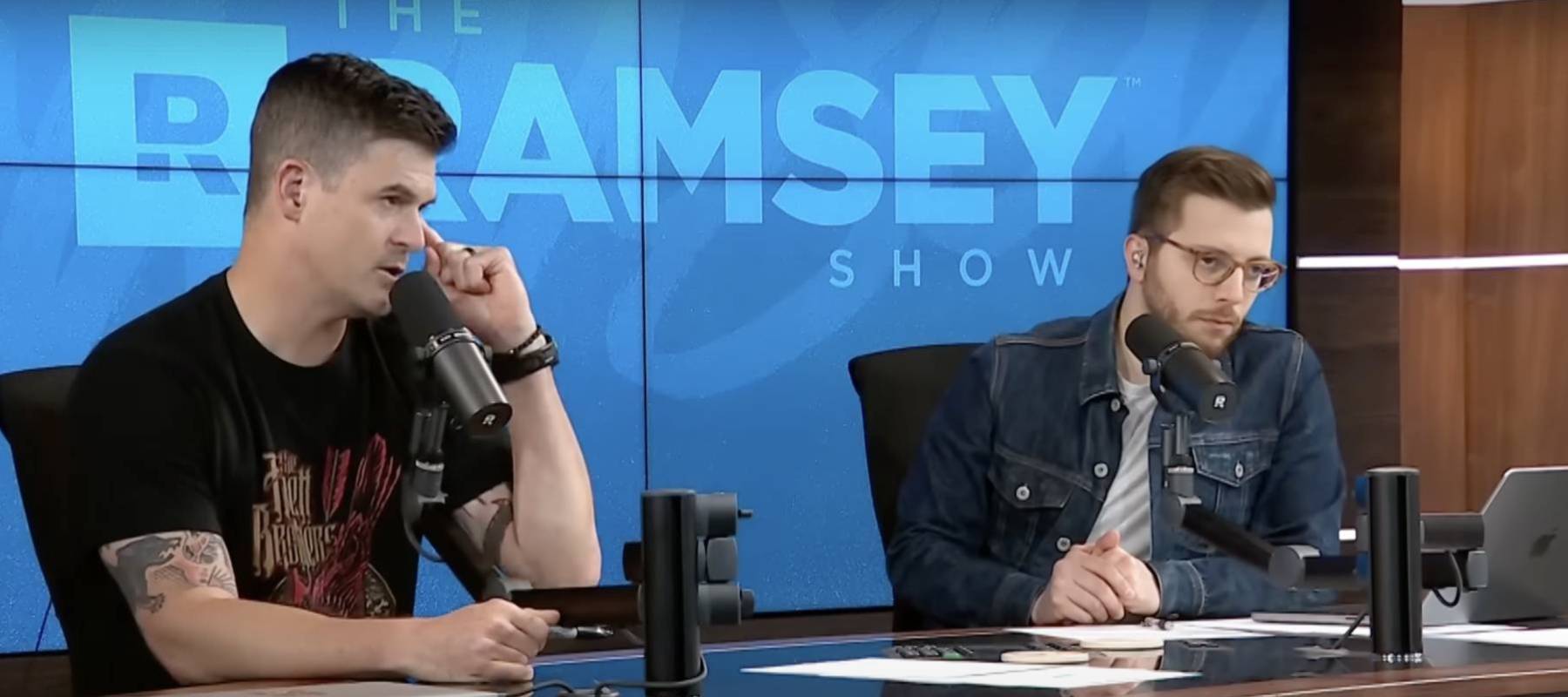 The Ramsey Show cohost listening to caller describe his predicament