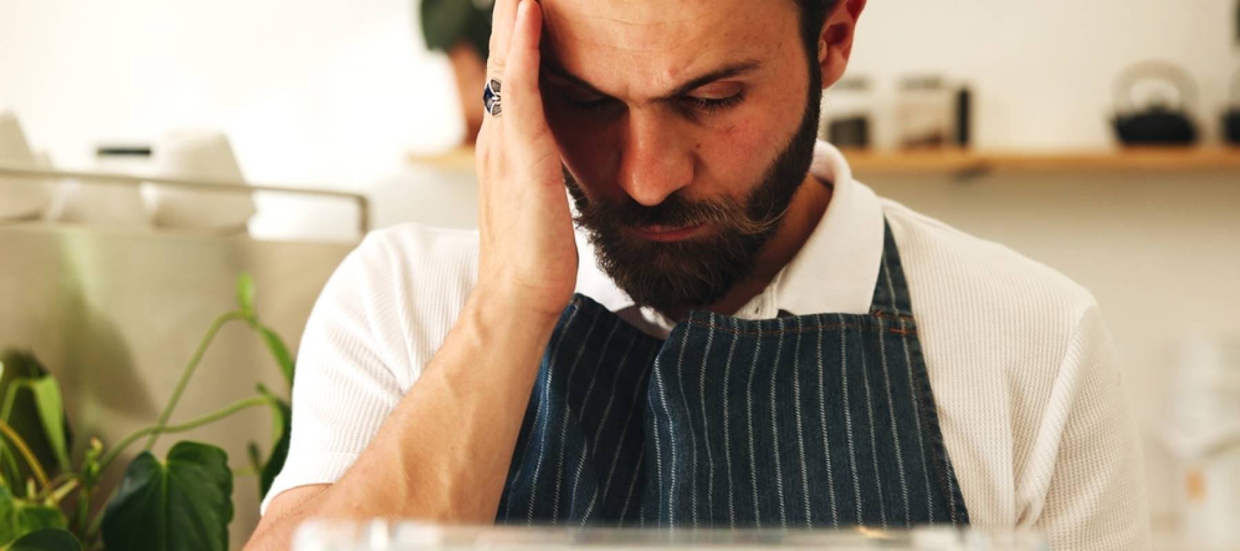 Frustrated small business owner