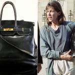 Jane Birkin and her carry-on