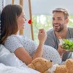 Young couple expecting child