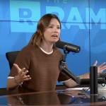 Ramsey Show hosts taking a call