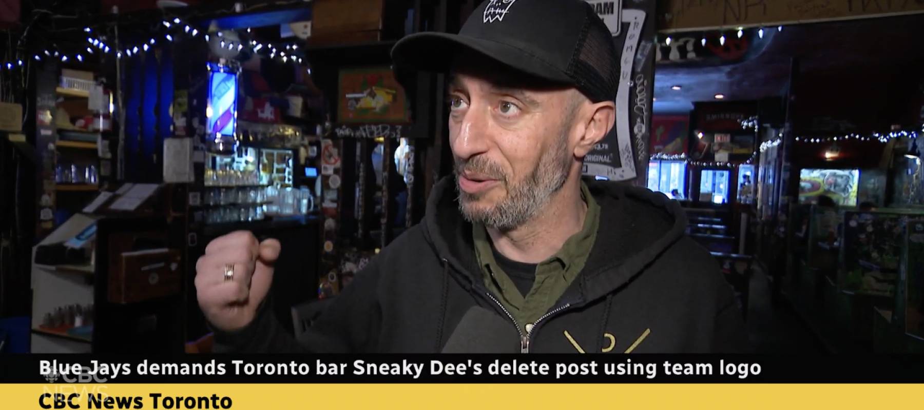 Sneaky Dee's bar manager George Diamantouros