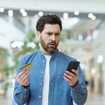 Man with credit card