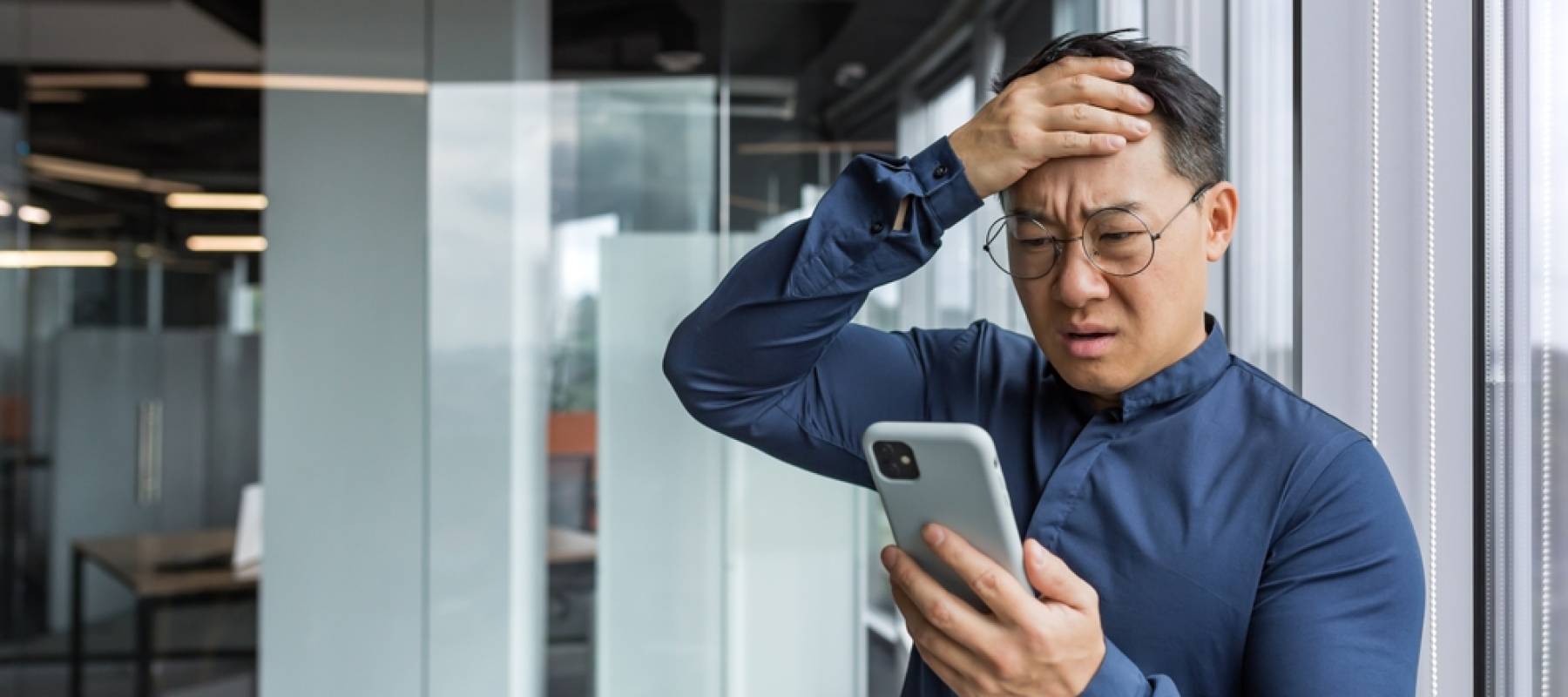 Professional looking stressed