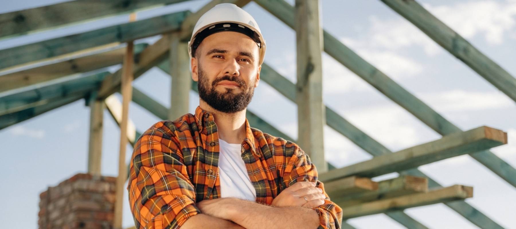 Male construction worker