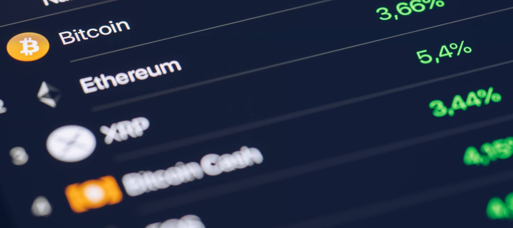 Crypto Currency market concept