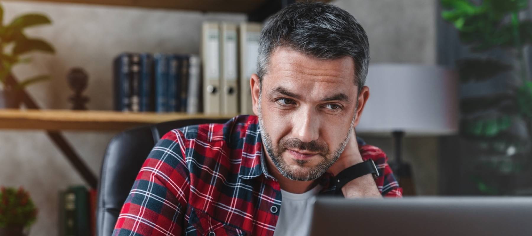 Man looking confused