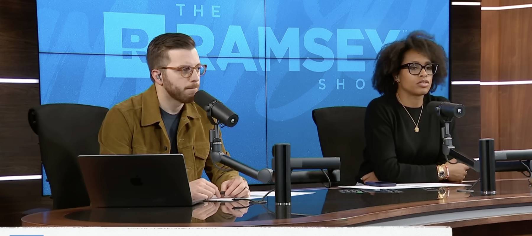 The Ramsey Show hosts take a call