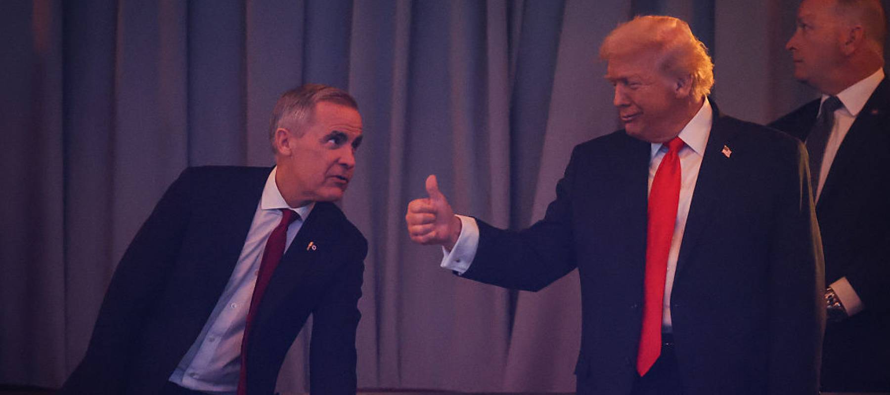 Mark Carney and Donald Trump