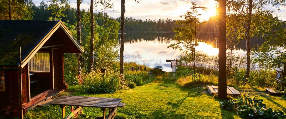 The lakes in Finland are a great place to spend the summer holidays with the whole family