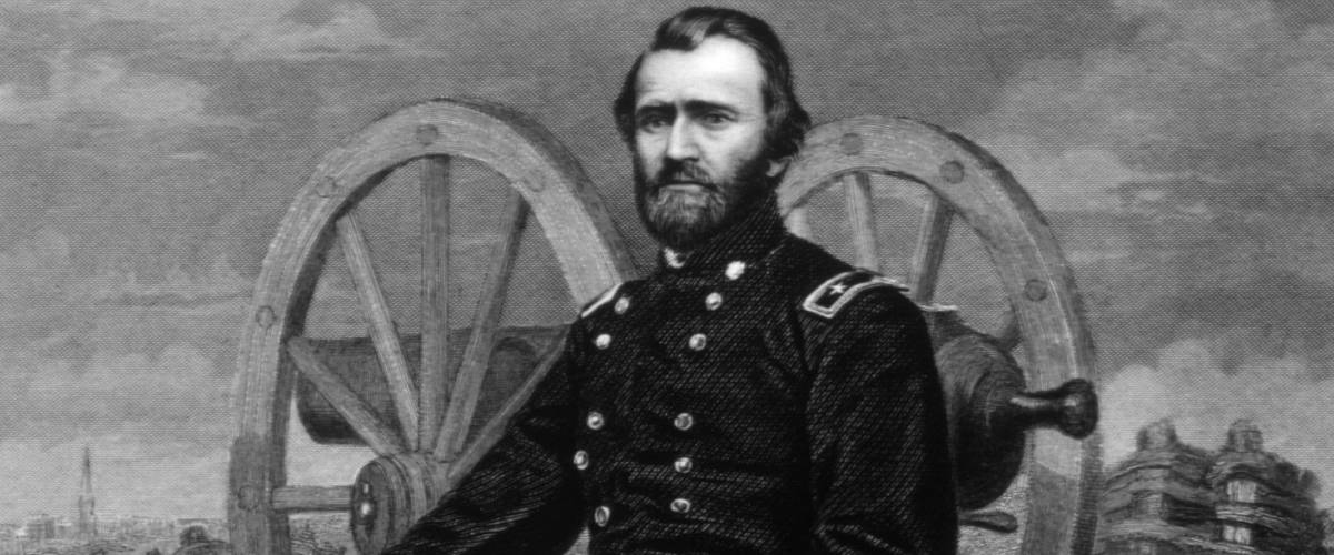 General Ulysses S. Grant commanding the siege of Vicksburg, 1863