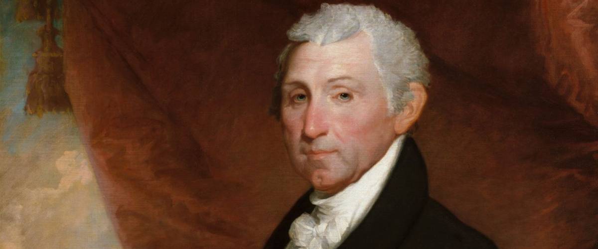 James Monroe, by Gilbert Stuart, 1820-22