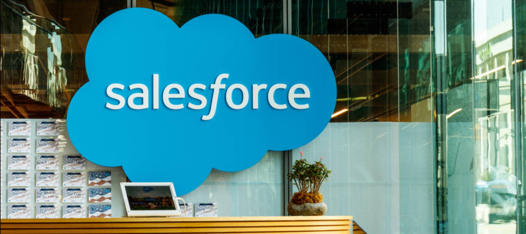 Interior of the Salesforce Tower