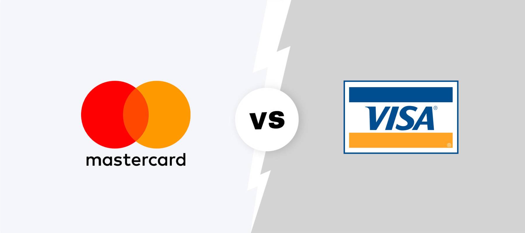 mastercard vs. visa logos