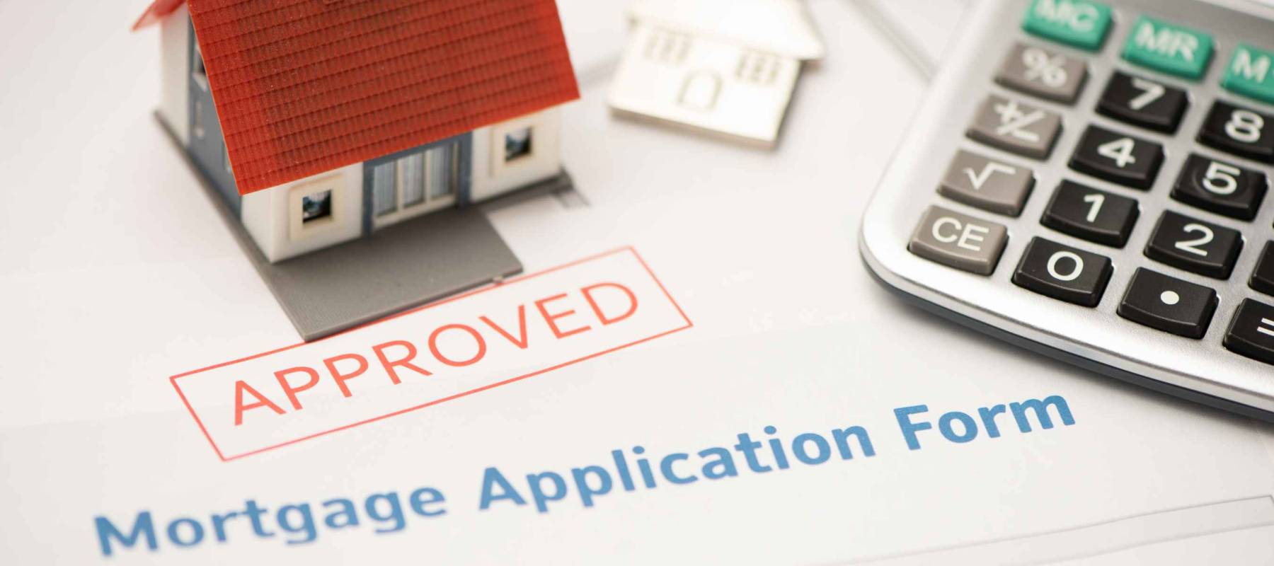 Approved mortgage loan agreement application