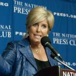 TV personality Suze Orman speaks at a press conference at the National Press Club, January 12, 2012, in Washington, DC