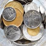 coins in a jar