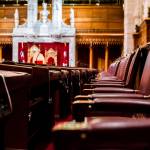 Inside the Parliament building in Ottawa