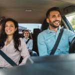 Family on a road trip