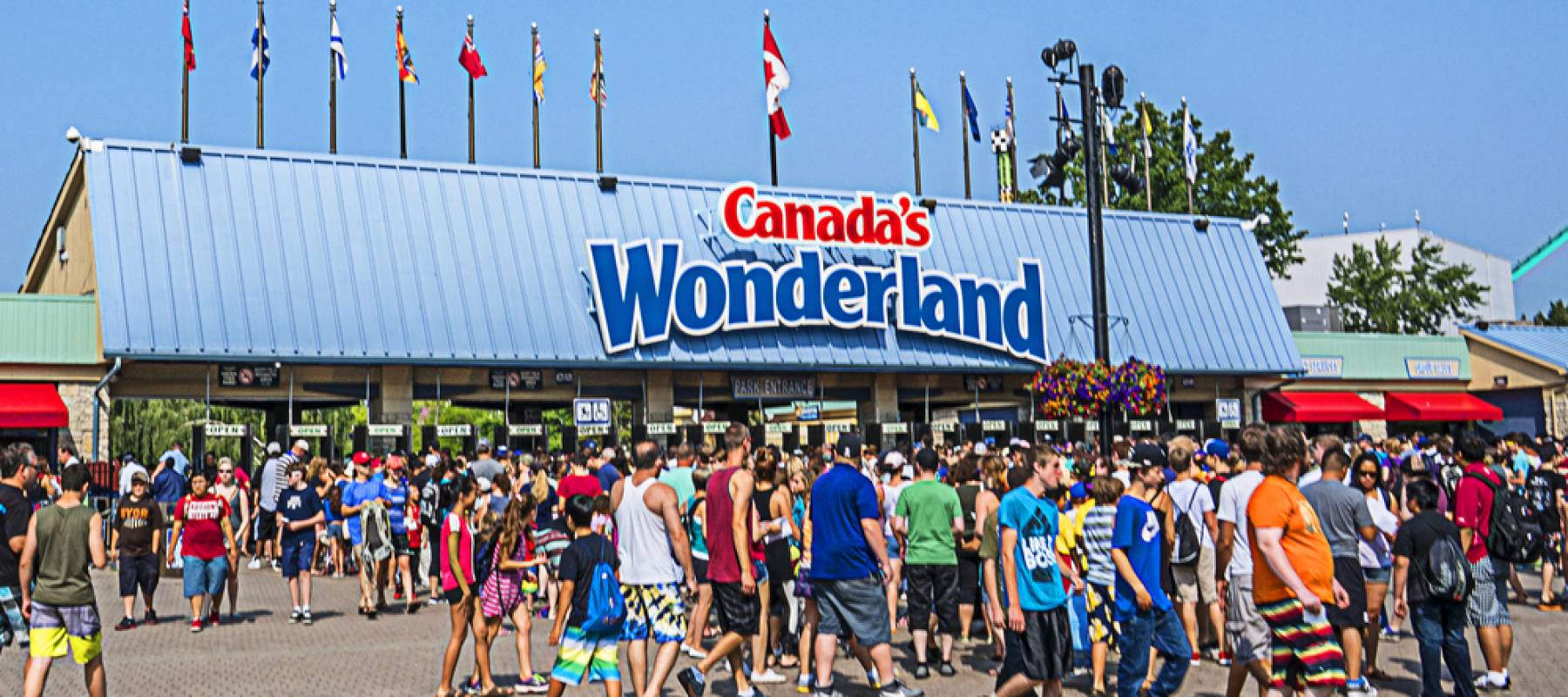 Front gates of Canada's Wonderland