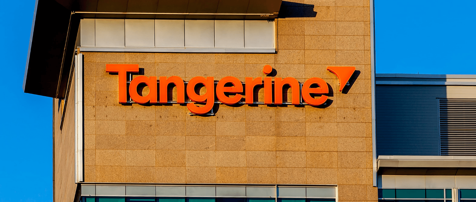 Tangerine Bank building with logo