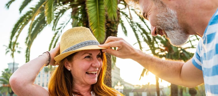 Couple enjoying vacation