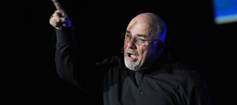 Personal finance guru Dave Ramsey speaks to a crowd of thousands at his event 'Dave Ramsey's Total Money Makeover LIVE'