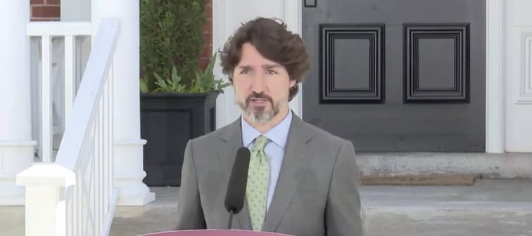 Justin Trudeau makes an announcement