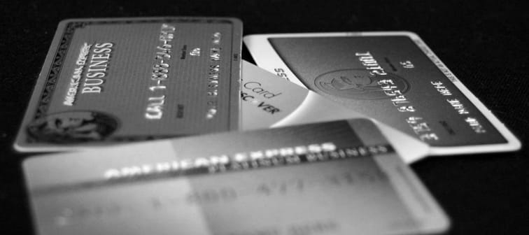 Black and white creditcards