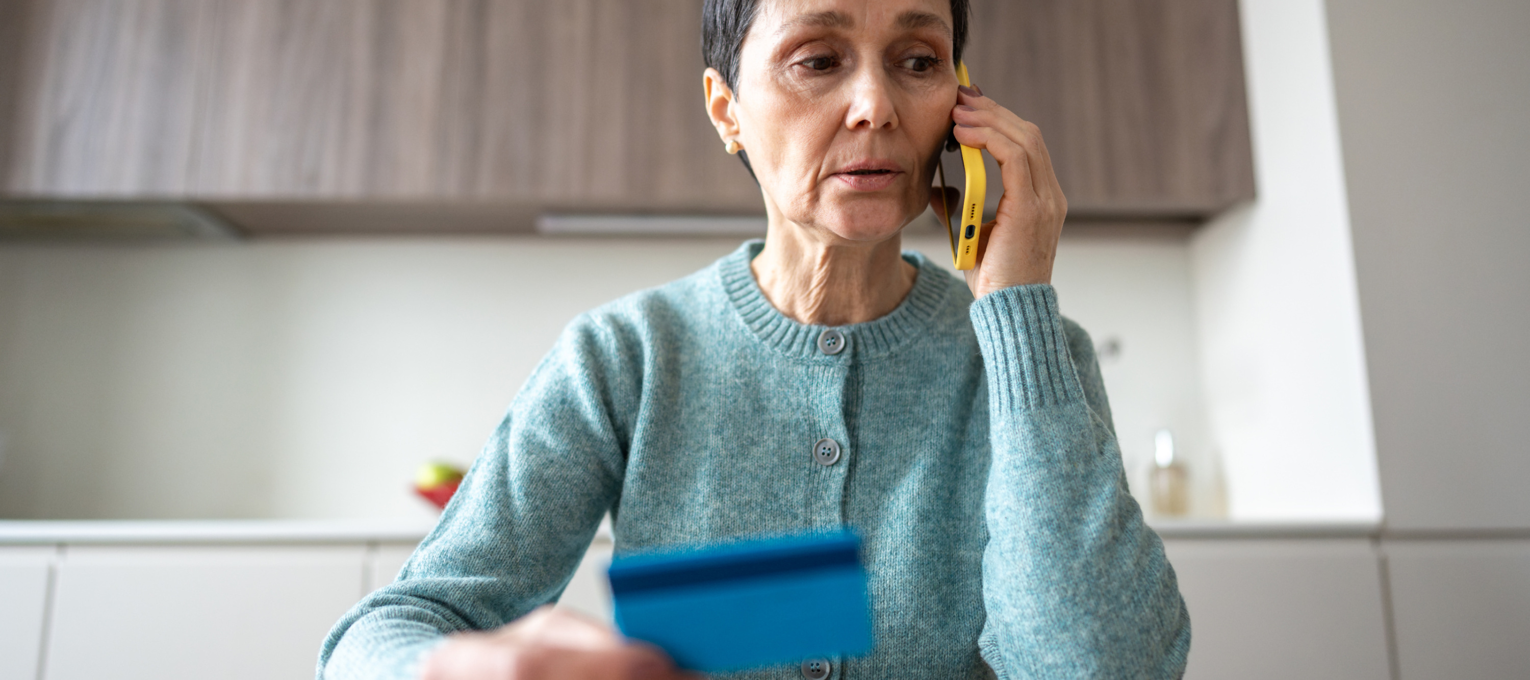 Woman with credit card