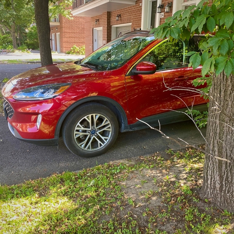 Red SUV