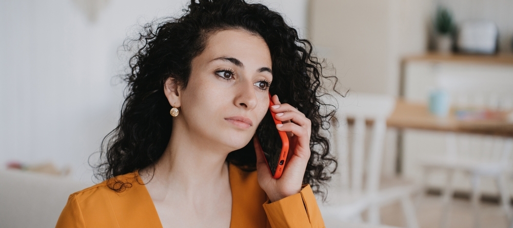 Woman on the phone