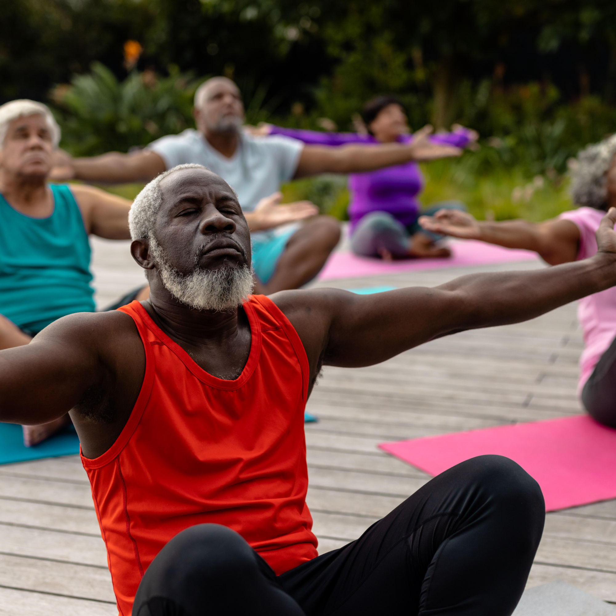 Seniors yoga